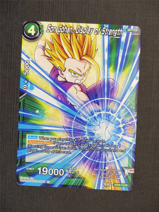 Son Gohan Display of Strength EX - Dragon Ball Super Cards #5SU