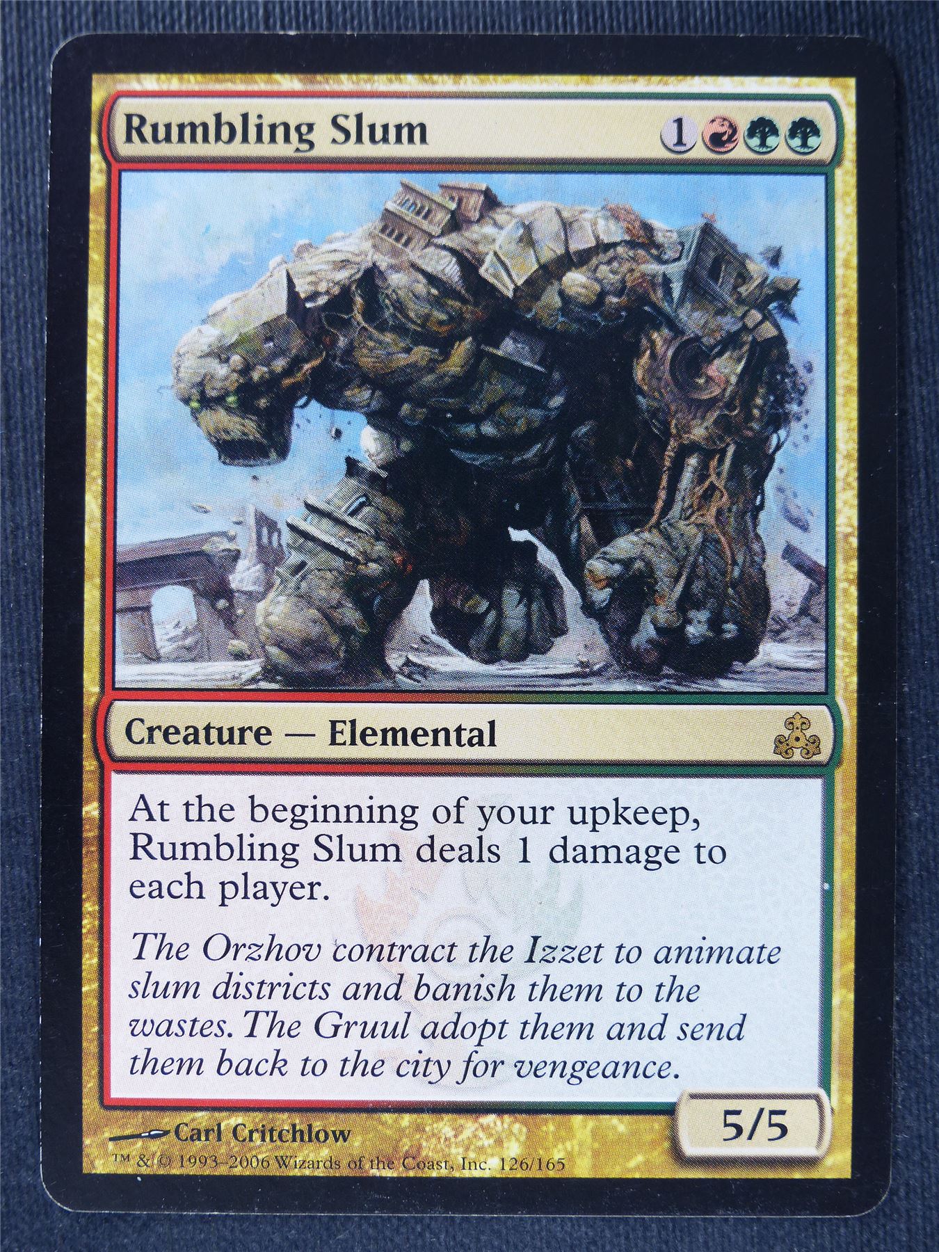 Rumbling Slum played - Mtg Magic Cards #1AR