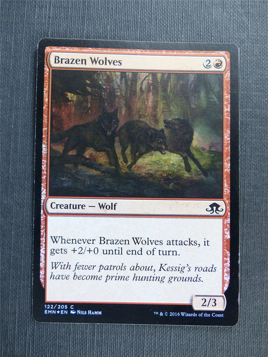 Brazen Wolves Foil - Mtg Magic Cards #5D1