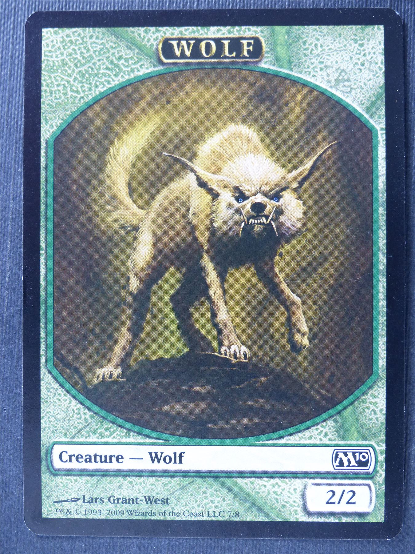 Wolf Token - Mtg Card #4NG