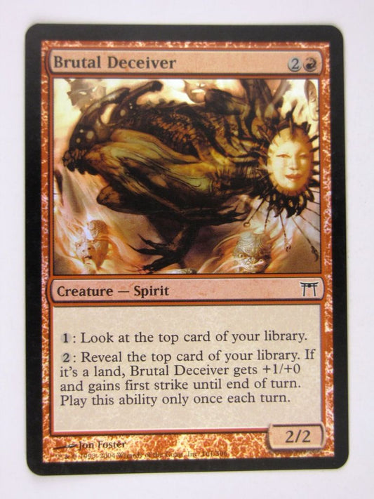 Mtg FOIL - BRUTAL DECEIVER - played