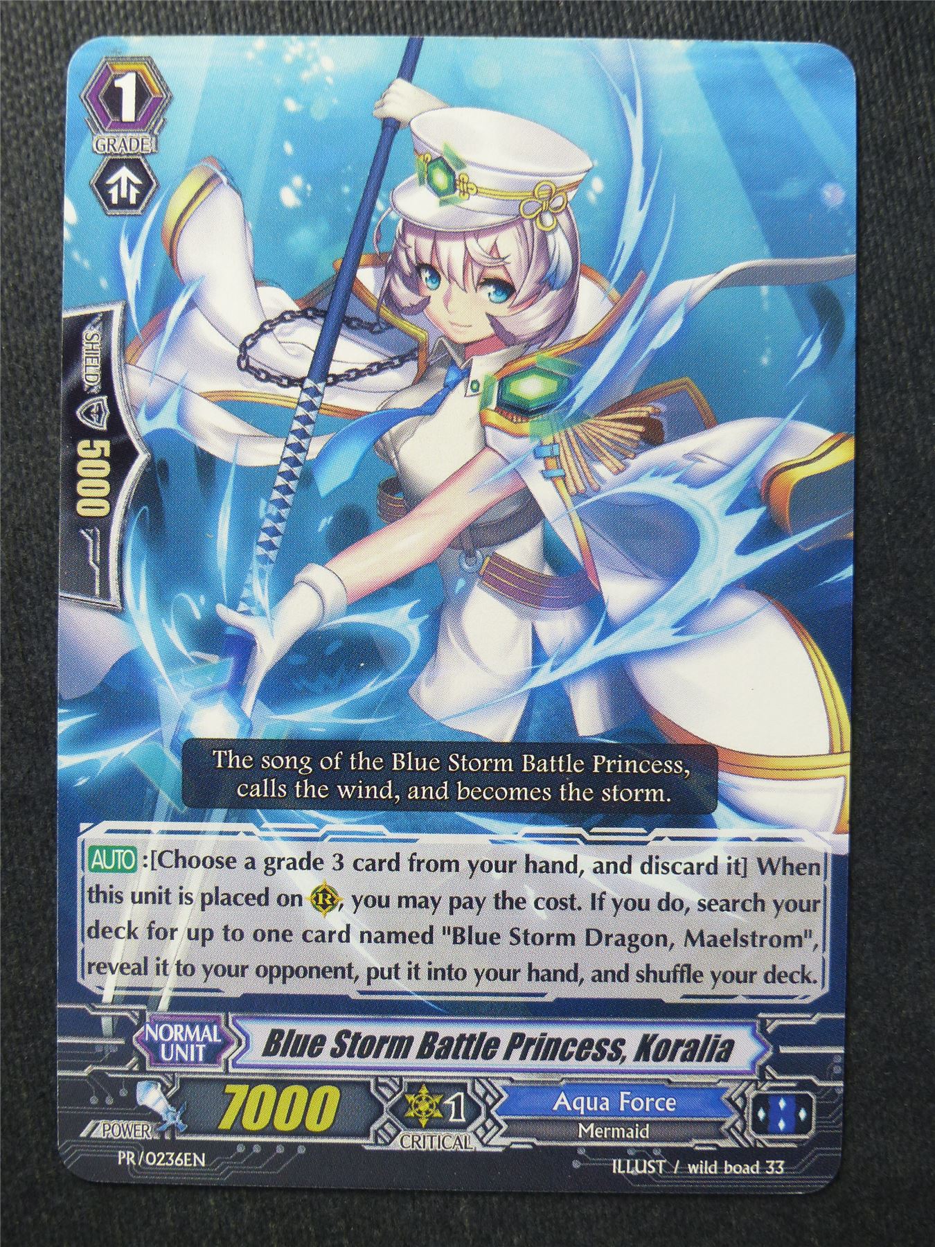 Blue Storm Battle Princess Koralia Promo - Vanguard Cards #N2