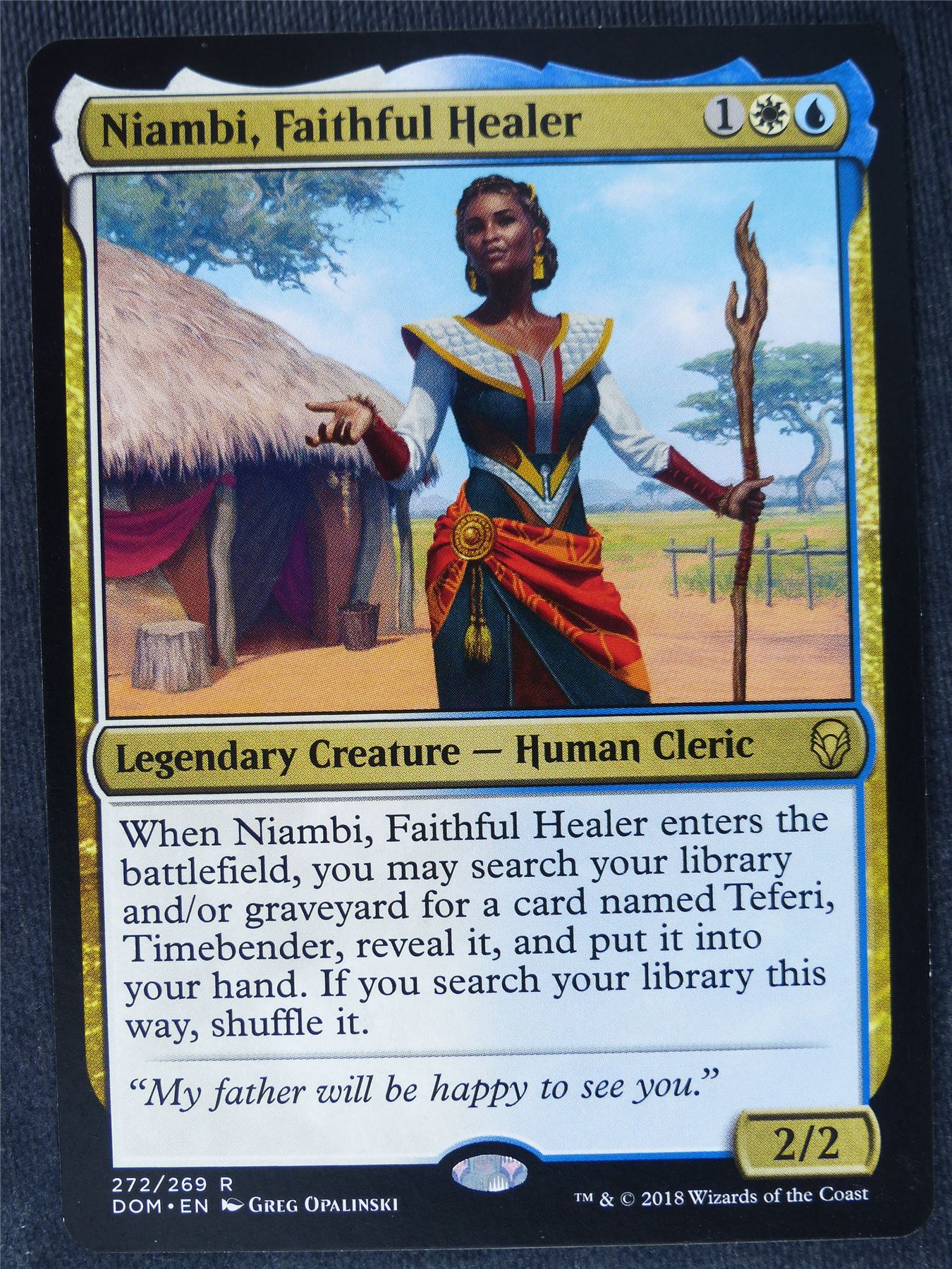 Niambi Faithful Healer - Mtg Magic Cards #1HN