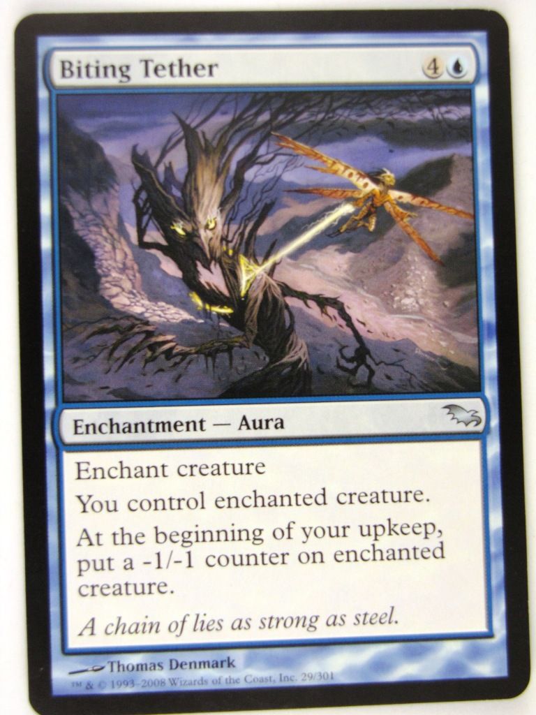 MTG Magic: the Gathering Cards: BITING TETHER: SHM
