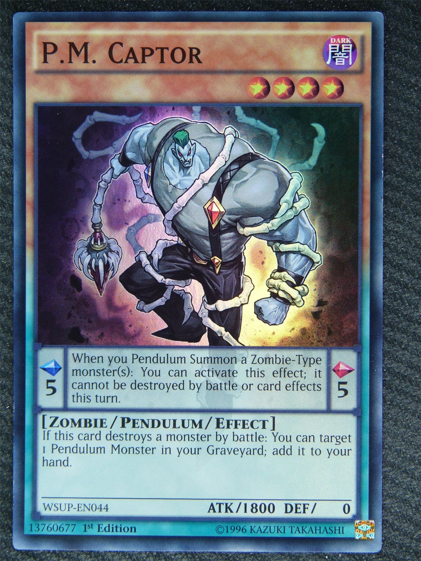 PM Captor WSUP Super Rare - 1st ed - Yugioh Card #82H