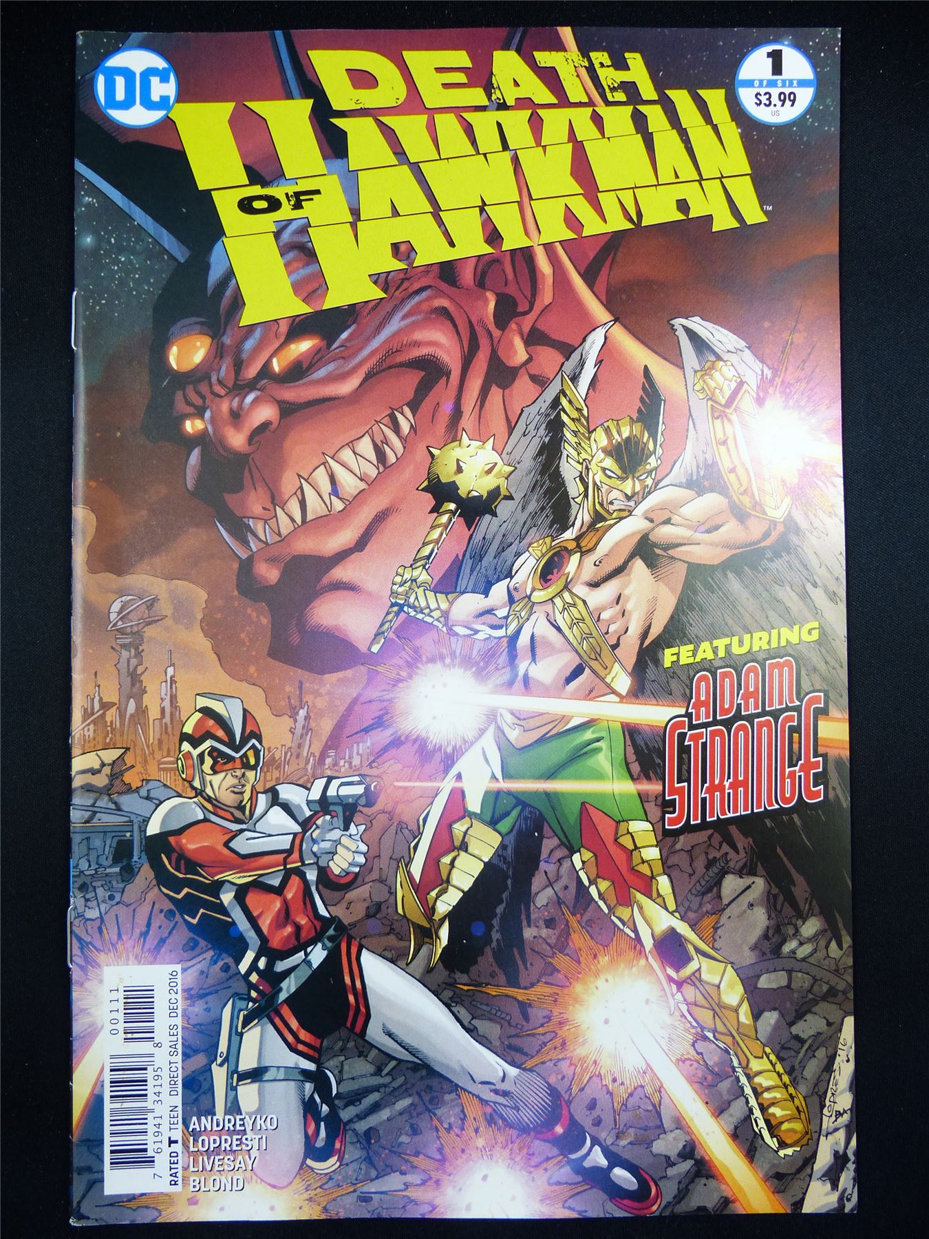 Death of HAWKMAN #1 - DC Comics #Q2