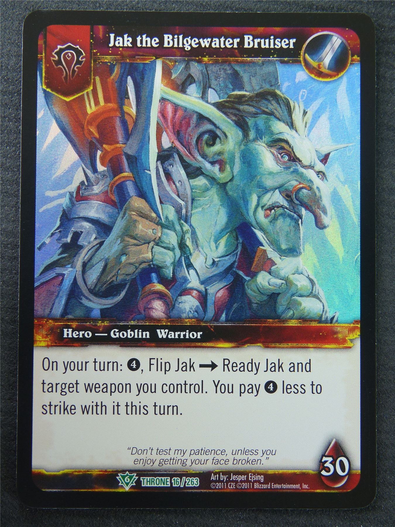 Jak The Bilgewater Bruiser - Uncommon - Holo - World Of Warcraft #1LO