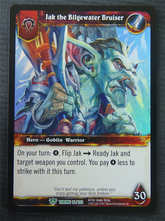 Jak The Bilgewater Bruiser - Uncommon - Holo - World Of Warcraft #1LO