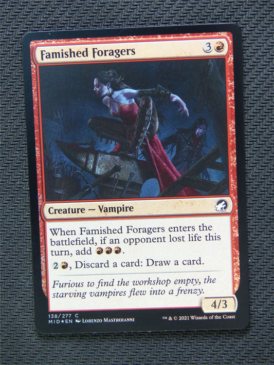 Famished Foragers Foil - Innistrad - Mtg Card #3OV