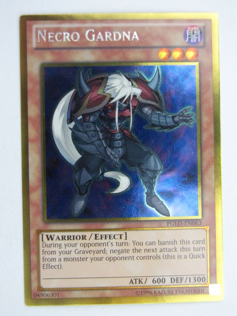 Yugioh Cards: NECRO GARDNA PGLD GOLD RARE # 28G7