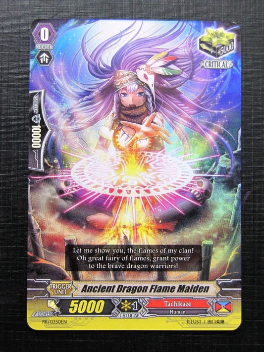 Vanguard Cards: ANCIENT DRAGON FLAME MAIDEN Promo FOIL # 29J78