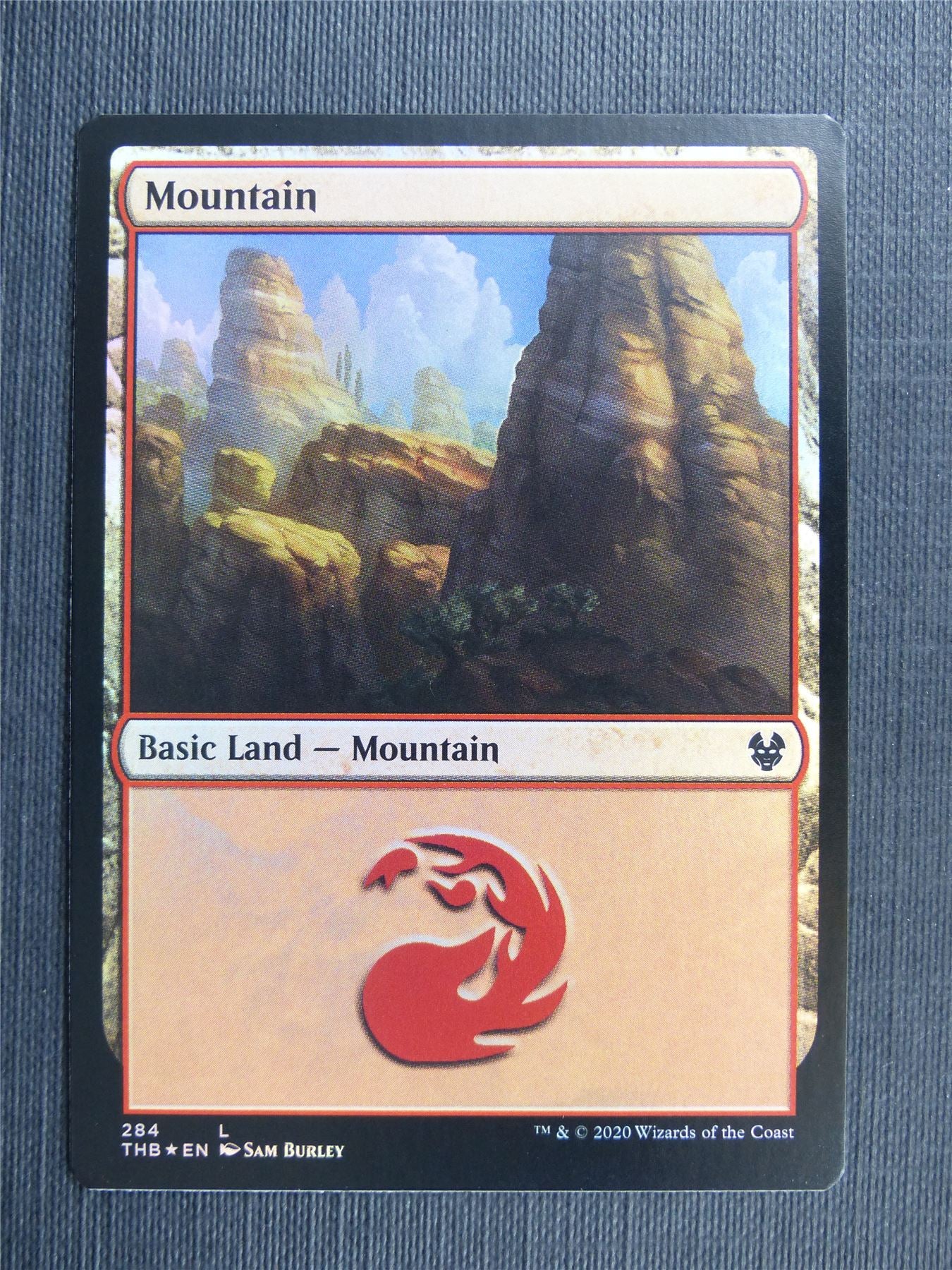 Mountain 284 Foil - Theros Collector Ed - Mtg Magic Cards #3OM