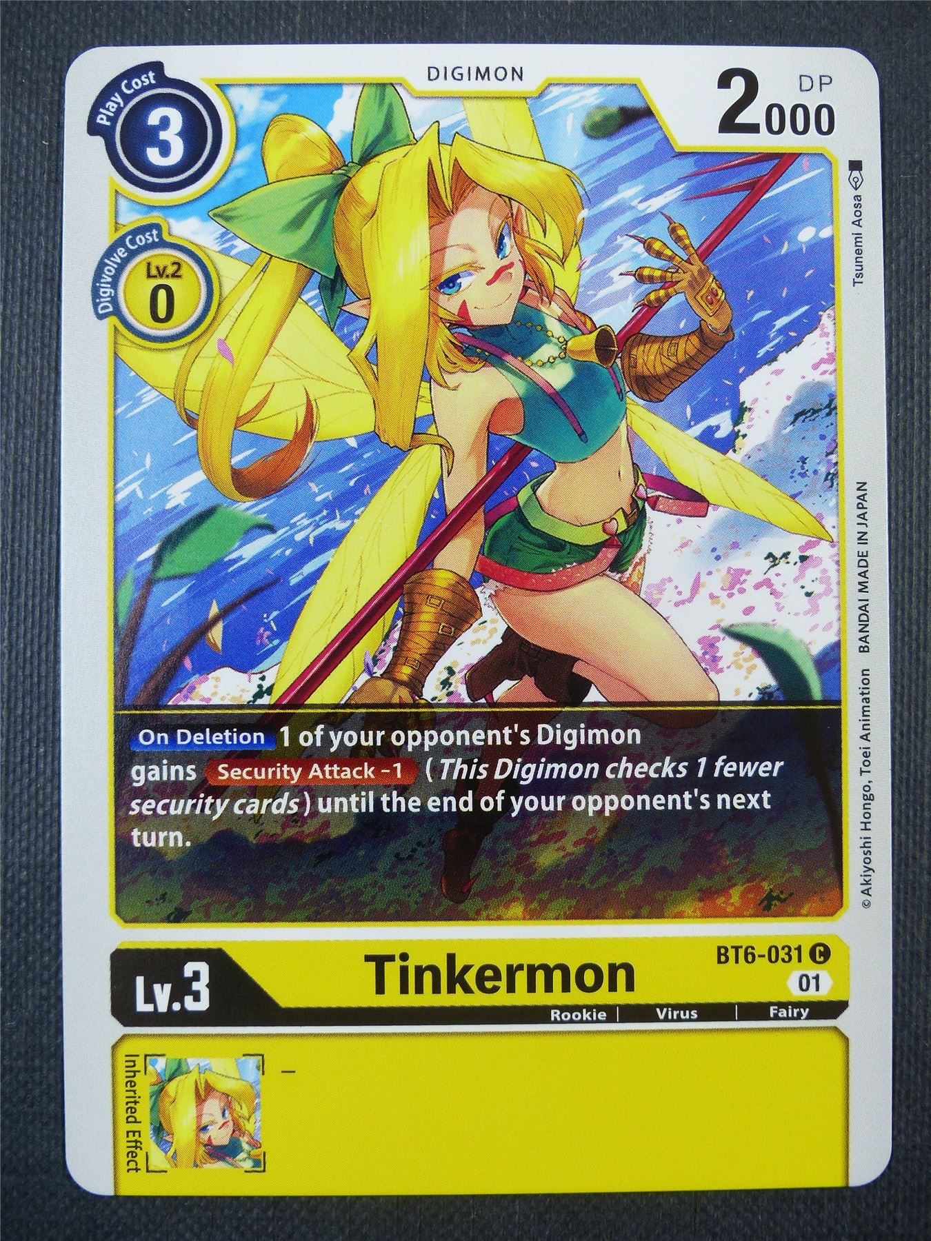 Tinkermon  BT6-031 C - Digimon Card #60R