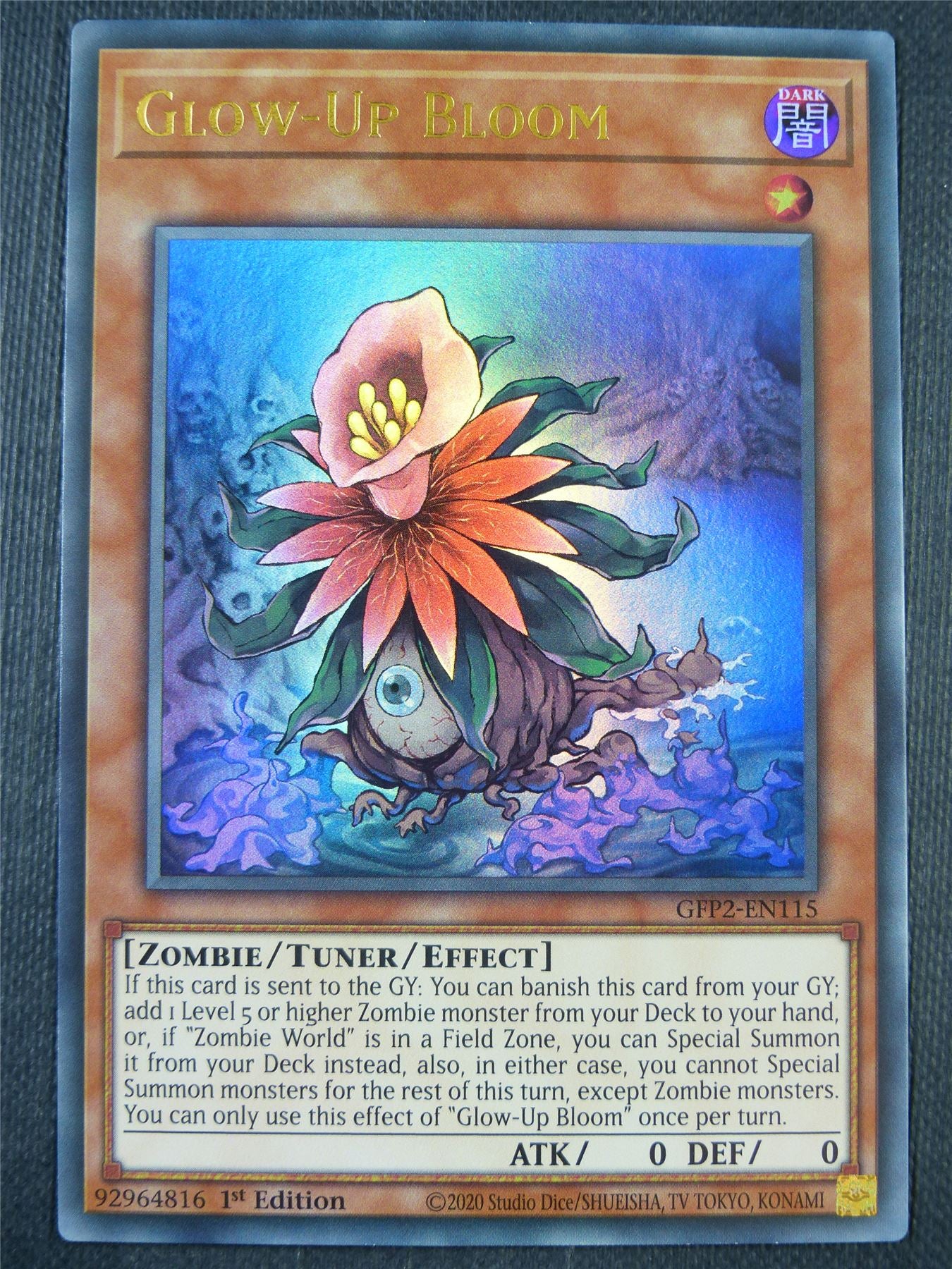 Glow-Up Bloom GFP2 Ultra Rare - 1st ed Yugioh Card #8GV