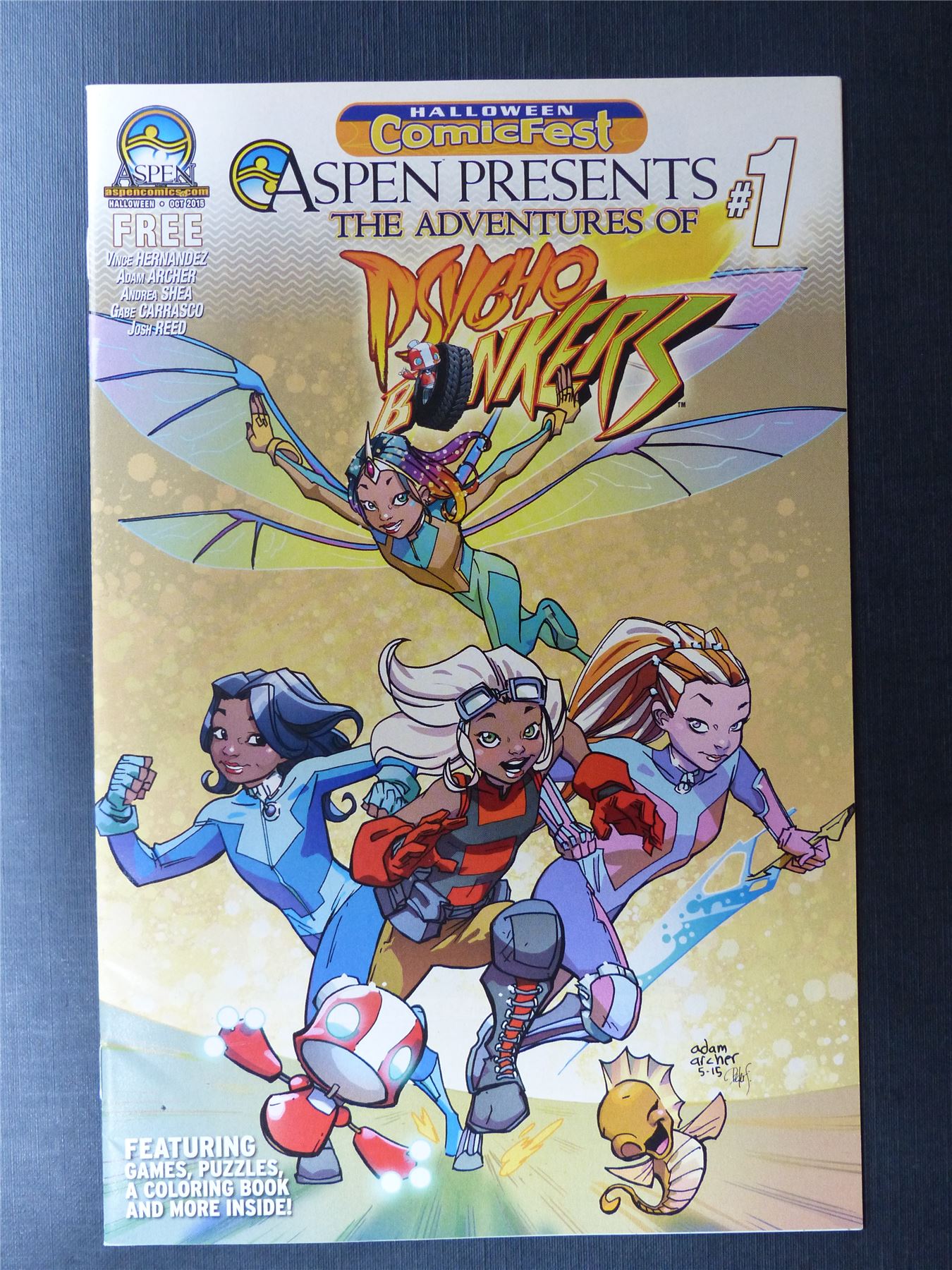 The Adventures of PSYCHO Bonkers #1 - Aspen Comics #1ZA