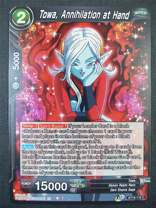 Towa Annihilation at Hand - Dragon Ball Super Card #807