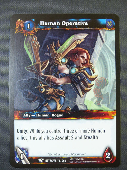 Human Operative 73/202 - WoW Card #16A