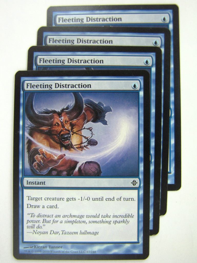 MTG Magic Cards: FLEETING DISTRACTION x4 # 8F72