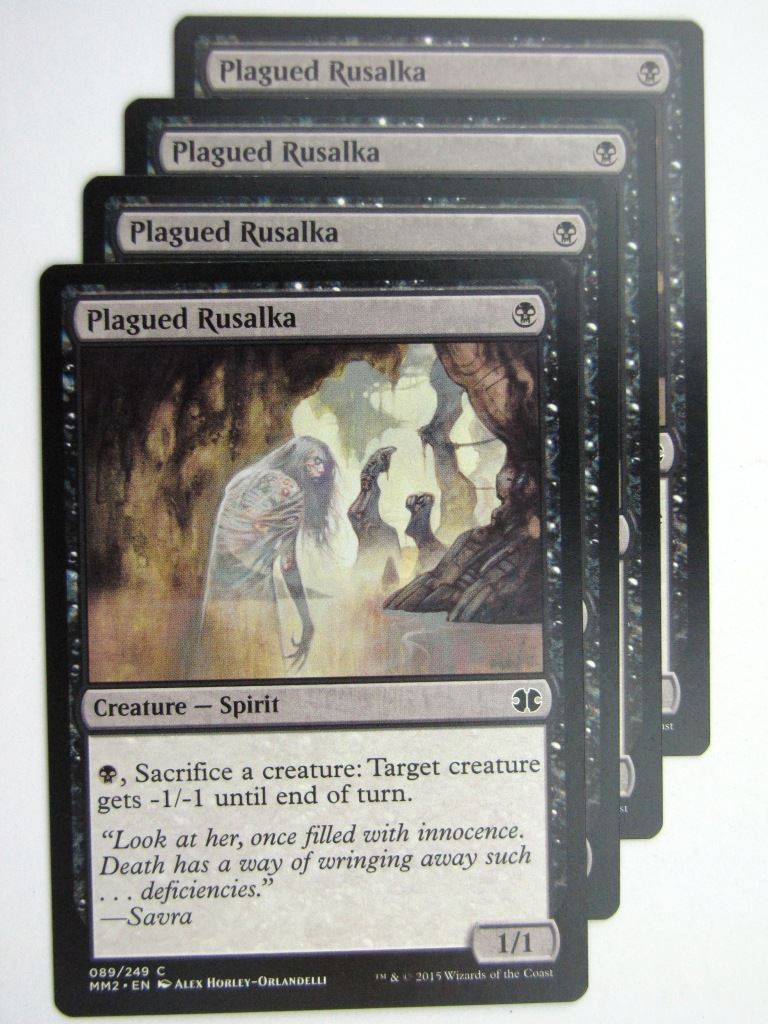 MTG MODERN MASTERS TWO: PLAGUED RUSALKA x4 # 28B27