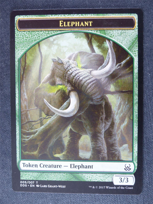 Elephant Token - Mtg Magic Cards #Q4
