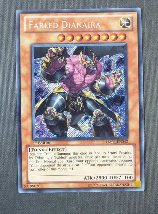 Fabled Dianaira HA04 1st Ed - Secret Rare - Yugioh Card #7FP