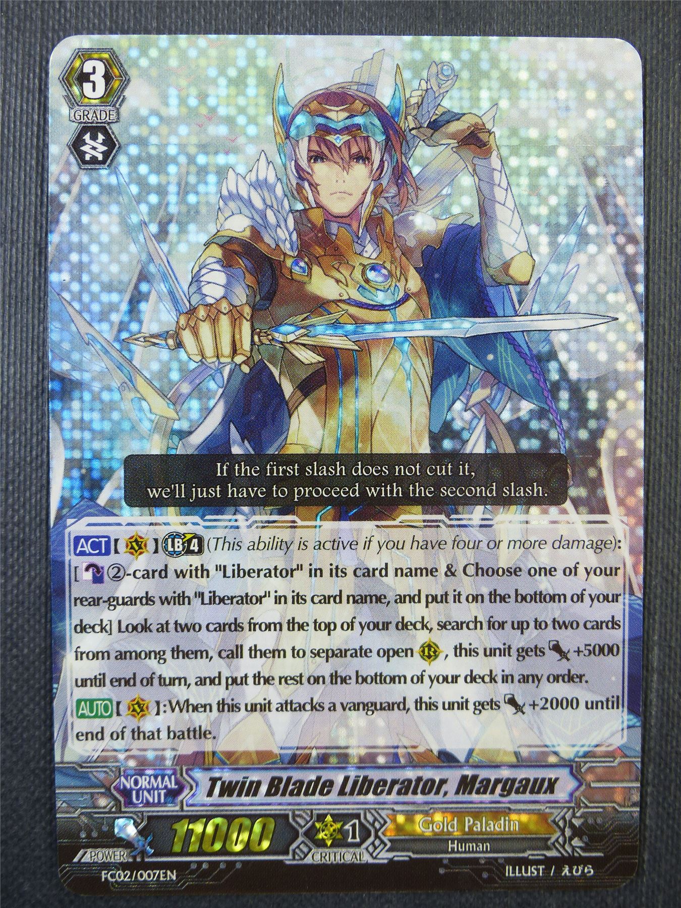 Twin Blade Liberator Margaux FC02 - Vanguard Card #6PA