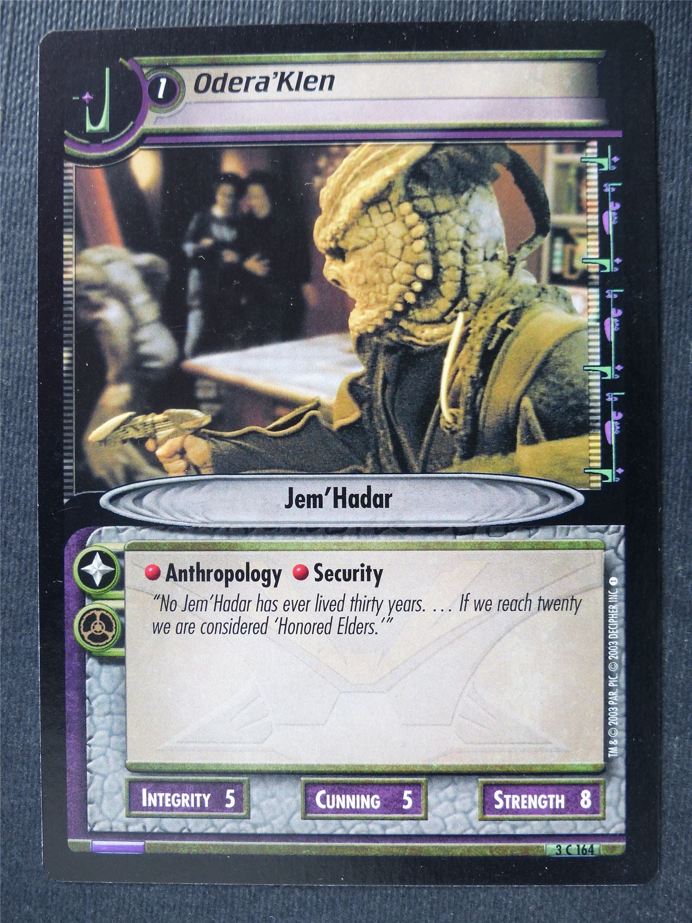 Odera'Klen - Star Trek Card #4UG