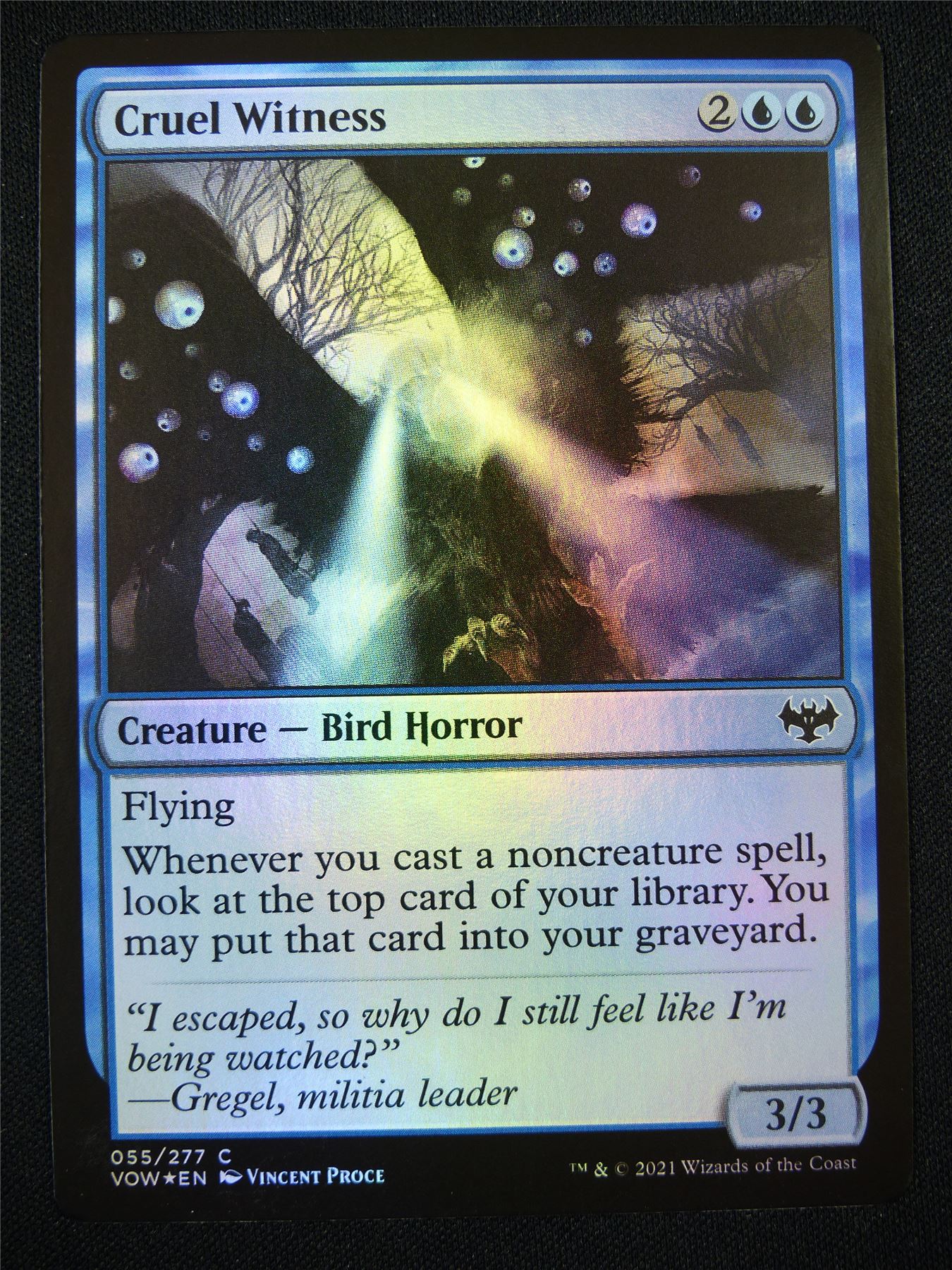 Cruel Witness Foil - Mtg Card #1RS