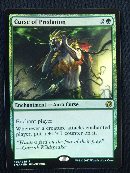 Curse of Predation Foil - Mtg Card #1ET