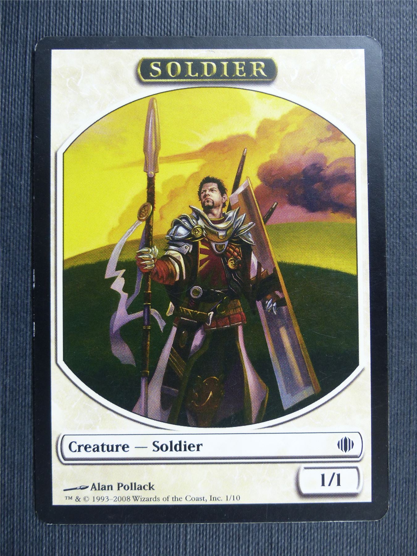 Soldier Token - Mtg Magic Cards #44Y