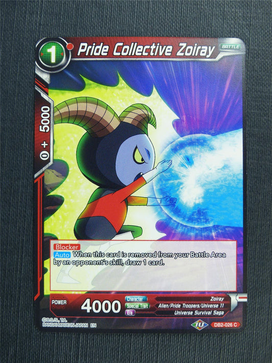 Pride Collective Zoiray - DB2 Dragon Ball Super Card