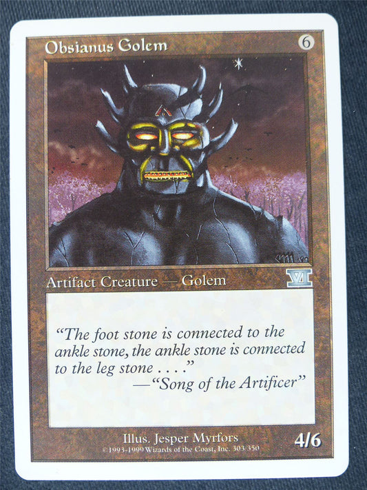 Obsianus Golem - Mtg Magic Cards #11Q