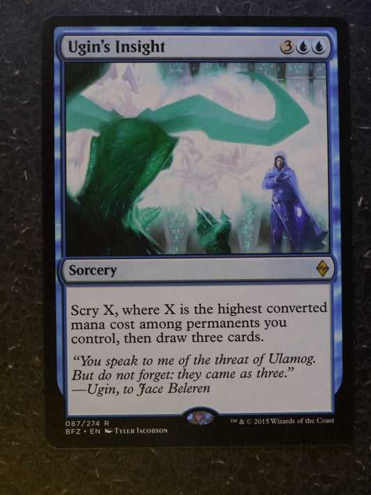 MTG Magic Card: UGIN'S INSIGHT # 6C100