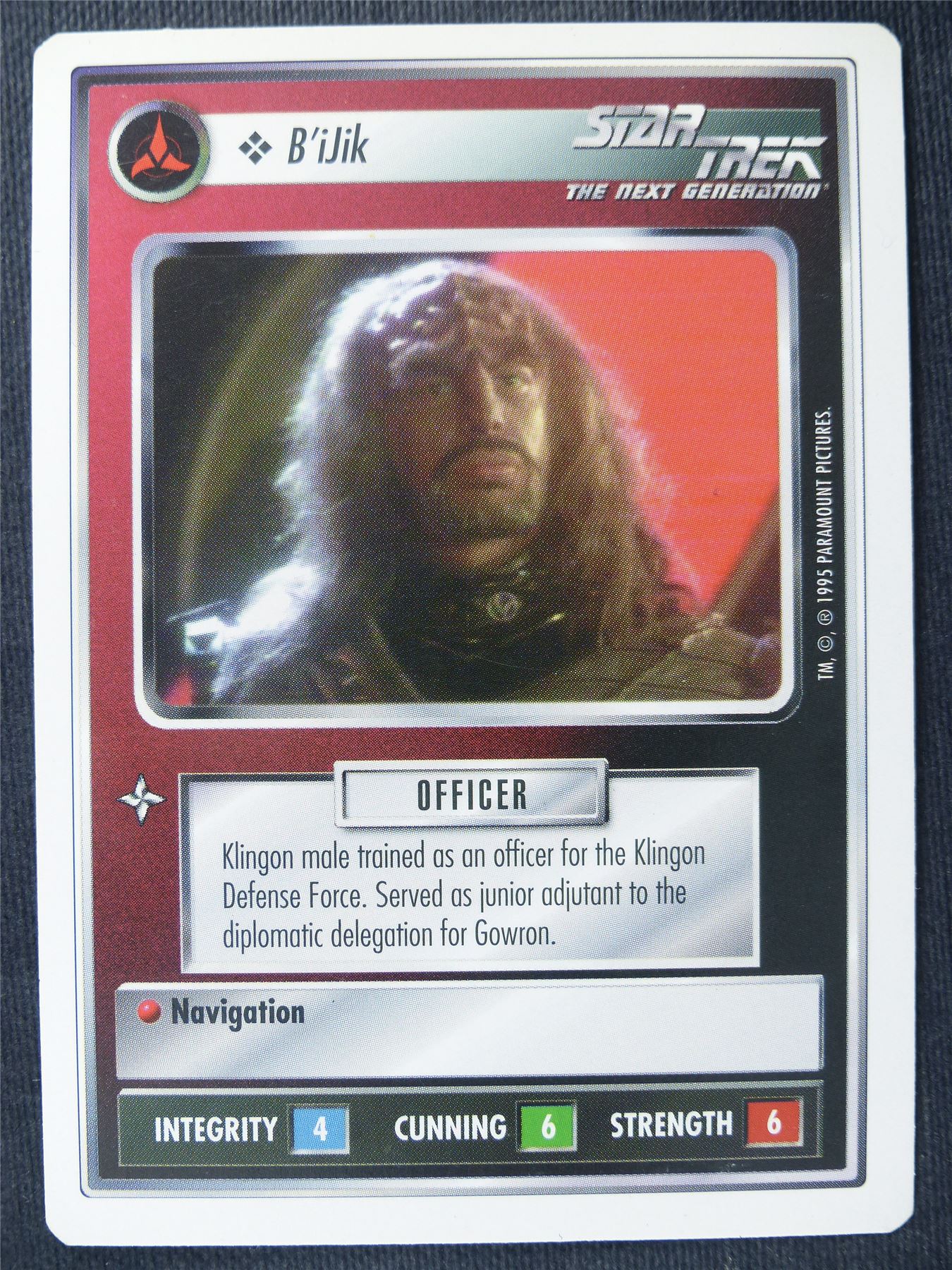B'iJik - NG - Star Trek Cards #12V