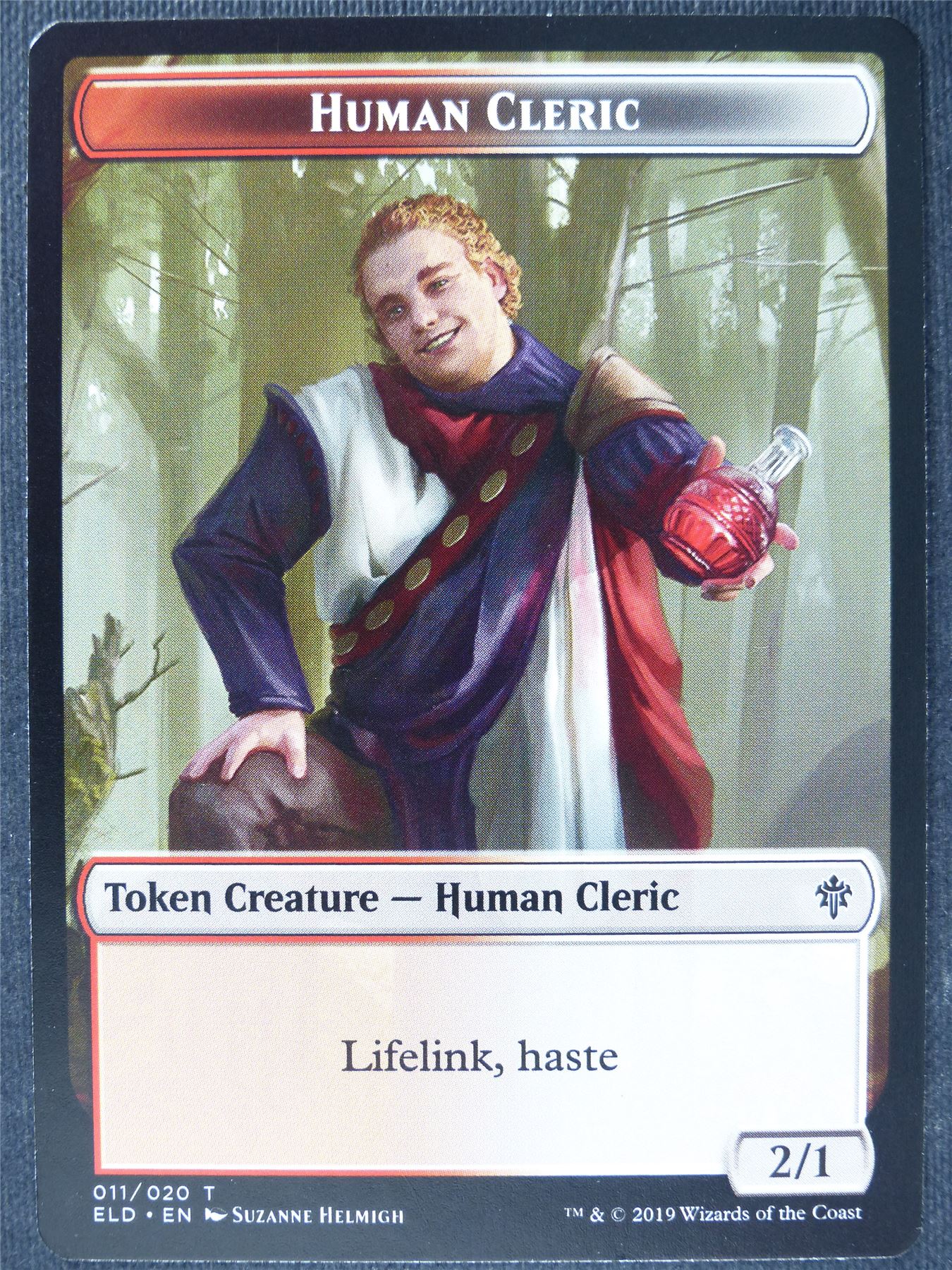 Human Cleric Token - Mtg Magic Cards #XJ