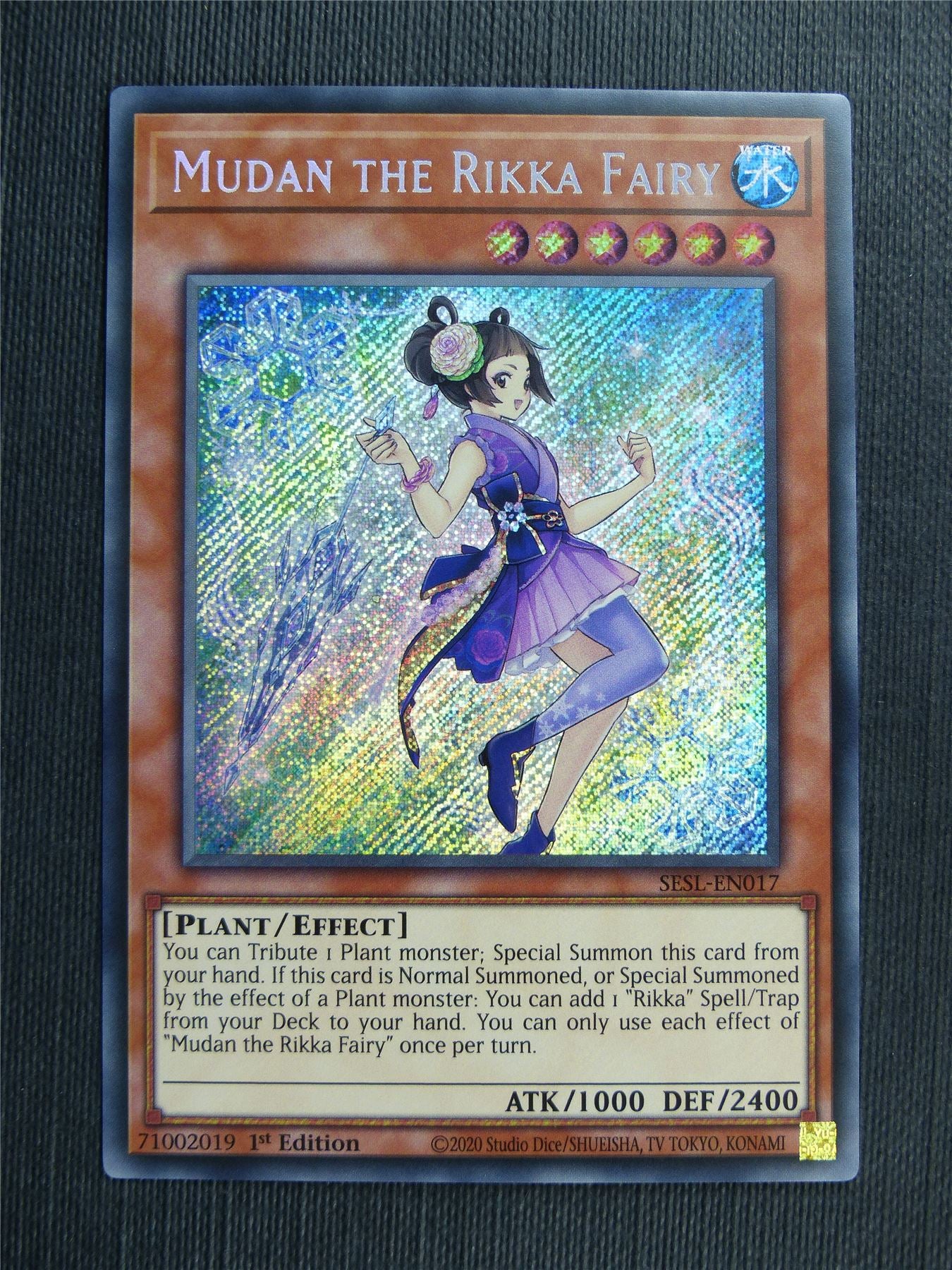 Mudan the Rikka Fairy - SESL Yugioh Card