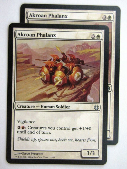 MTG Magic Cards: AKROAN PHALANX x2  Born of the Gods # 24E40