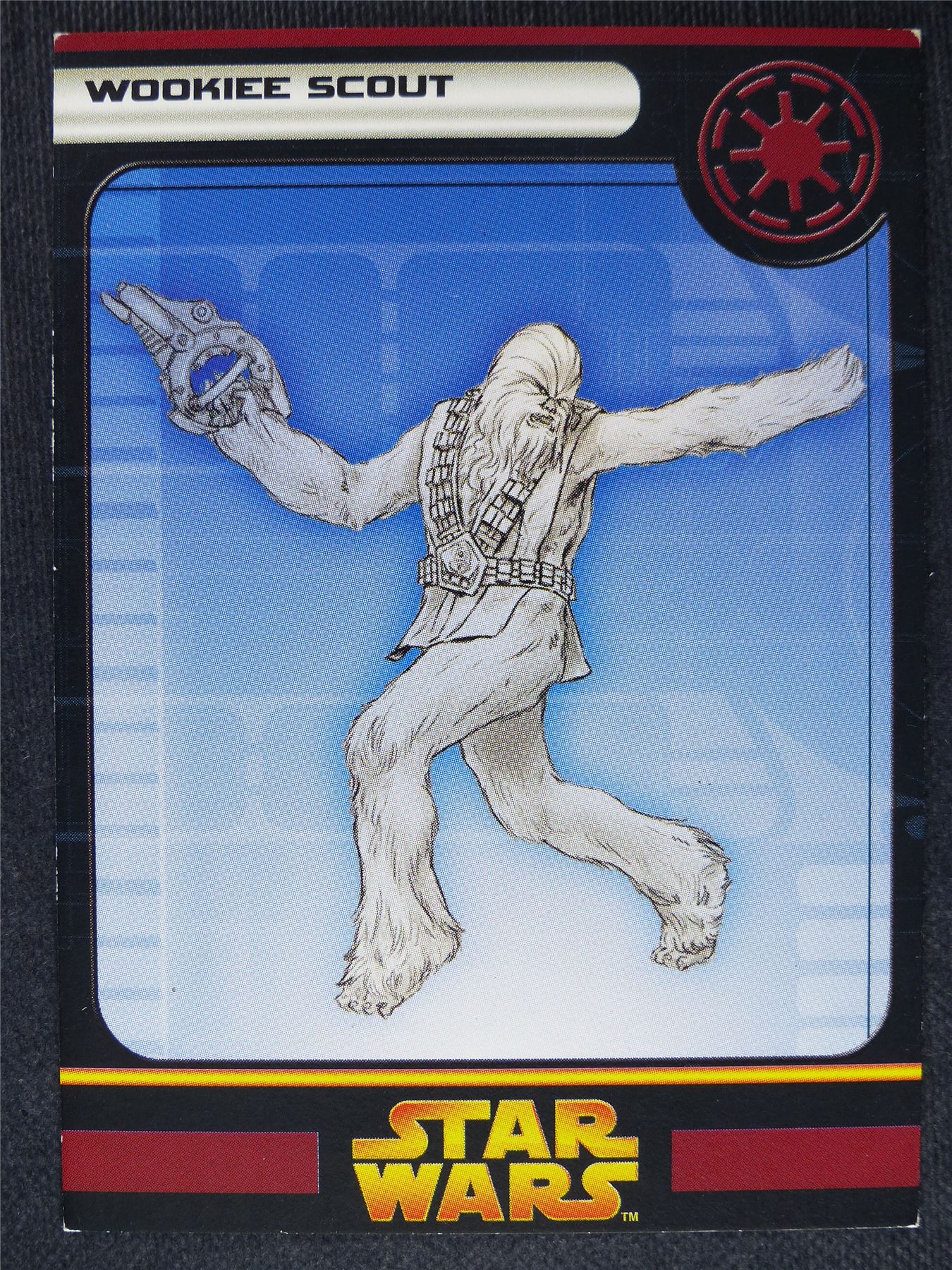 Wookie Scout - Star Wars Miniatures Spare Cards #77