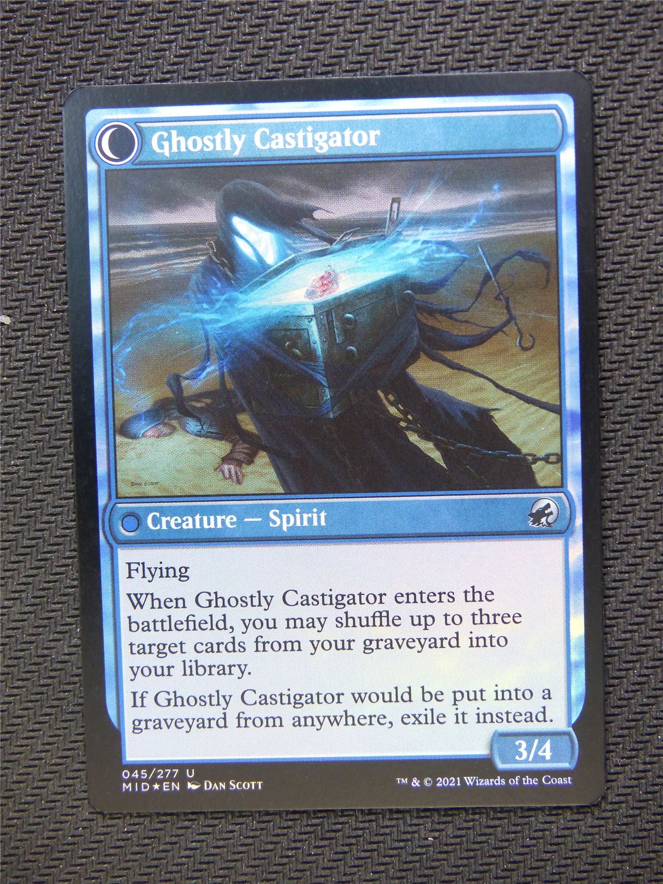 Covetous Castaway Ghostly Castigator Foil - Innistrad - Mtg Card #3N8