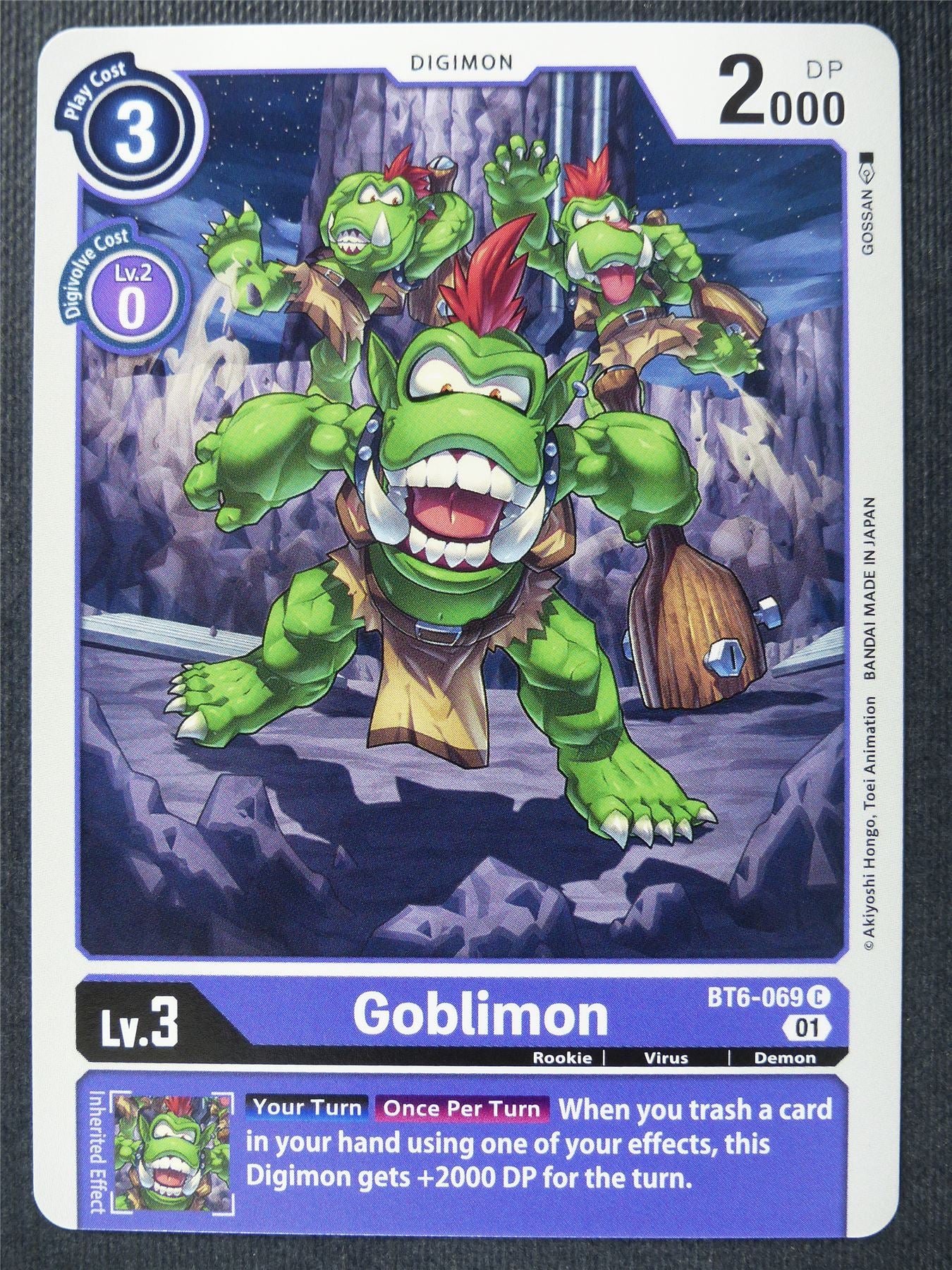 Goblimon BT6-069 C - Digimon Card #27K