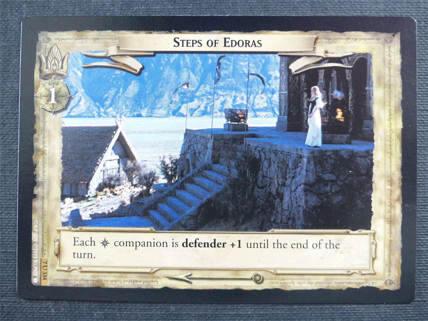 Steps of Edoras 7 U 334 - LotR Cards #2Y4