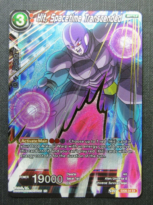 Hit Spacetime Transcended Foil Anniversary Box Ed - Dragon Ball Super Cards # 4G84