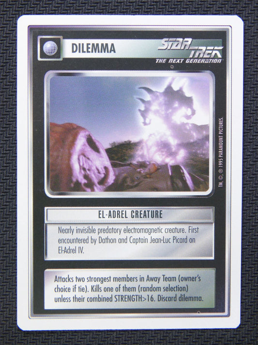 Dilemma El Adrel Creature - Star Trek CCG Next Gen #4XG