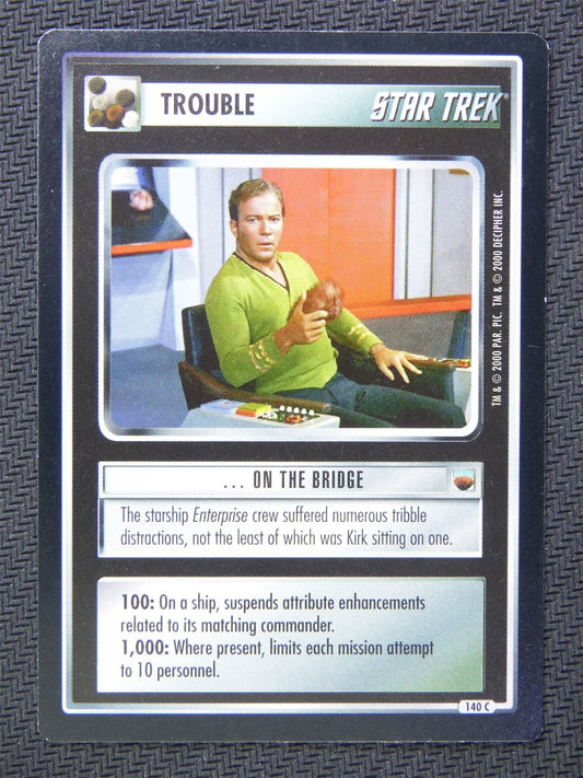 Trouble on the Bridge - Star Trek CCG #5BA