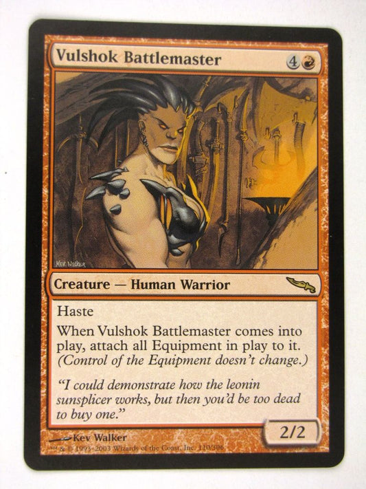 MTG Magic: the Gathering Cards: VULSHOK BATTLEMASTER: MRD