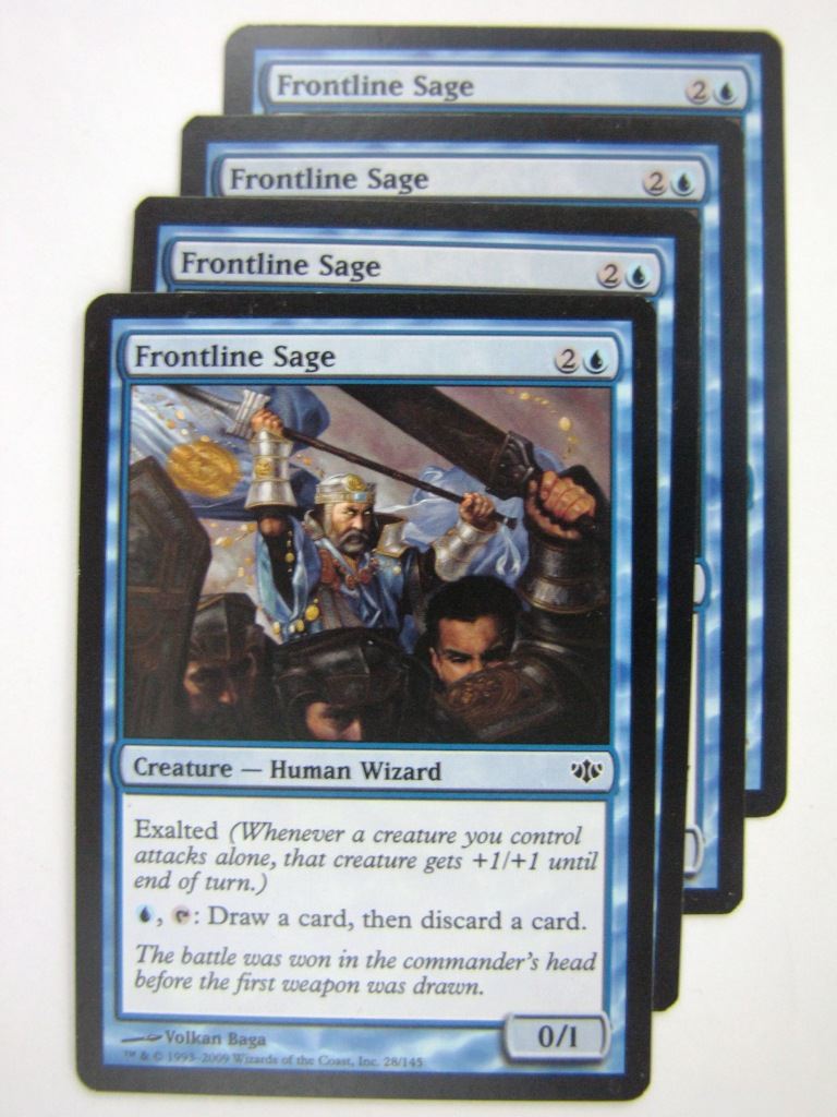 MTG Magic Cards:  FRONTLINE SAGE x4 # 8F4