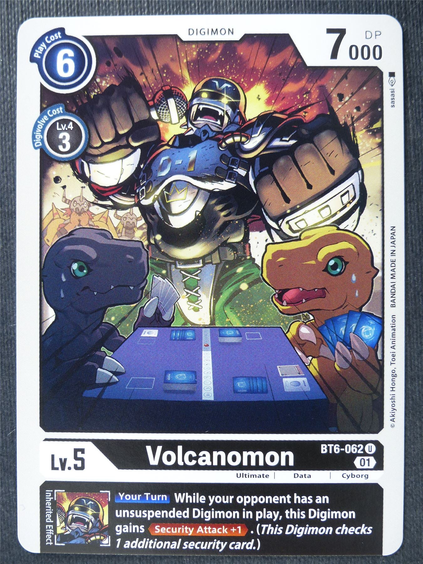 Volcanomon BT6-062 U - Digimon Card #4JA