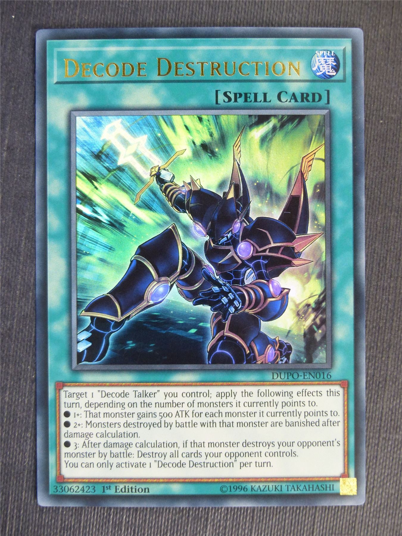 Decode Destruction DUPO Ultra Rare - 1st ed - Yugioh Cards #291