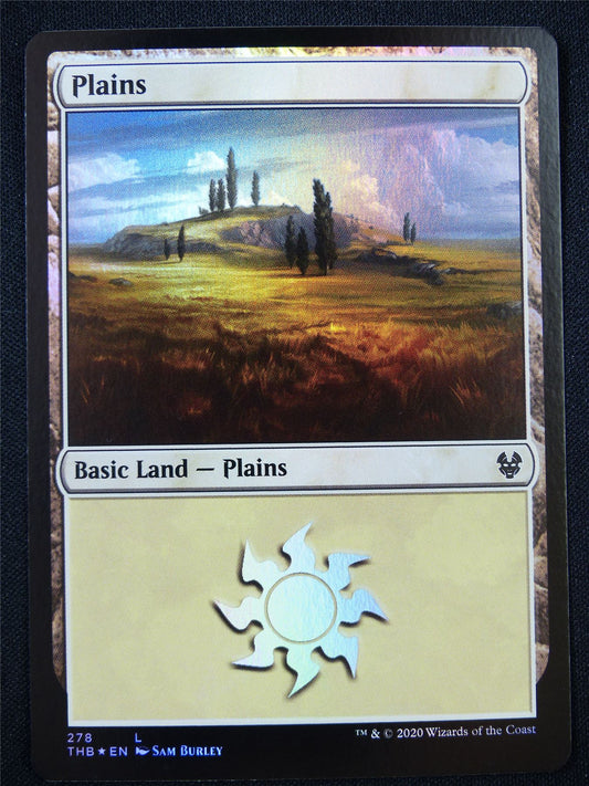 Plains 278 Foil - Mtg Card #22Q