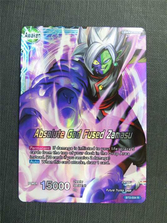 Absolute God Fused Zamasu R - Dragon Ball Super Cards #4N7